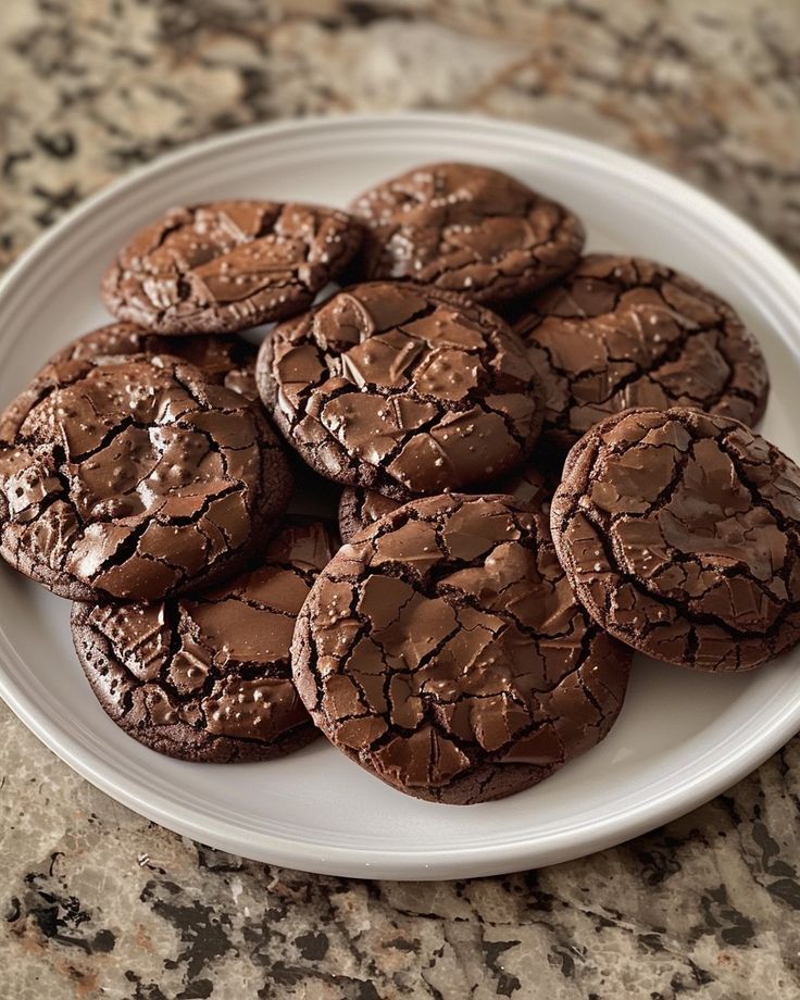 Brownie crisp cookies